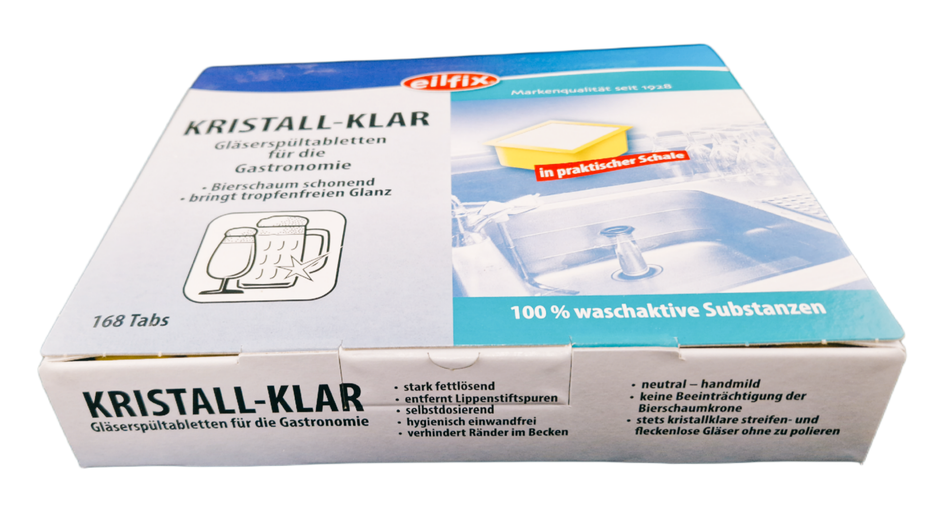 Eilfix Kristall-Klar Gläserspültabletten 168 x 10g