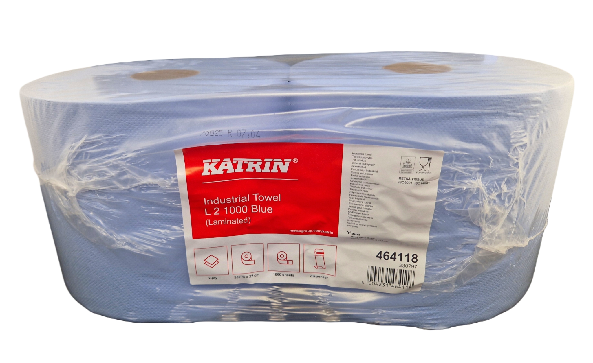 Katrin Putzpapierrolle 2lg blau 464118 Katrin Putzpapierrolle 2lg blau 464118