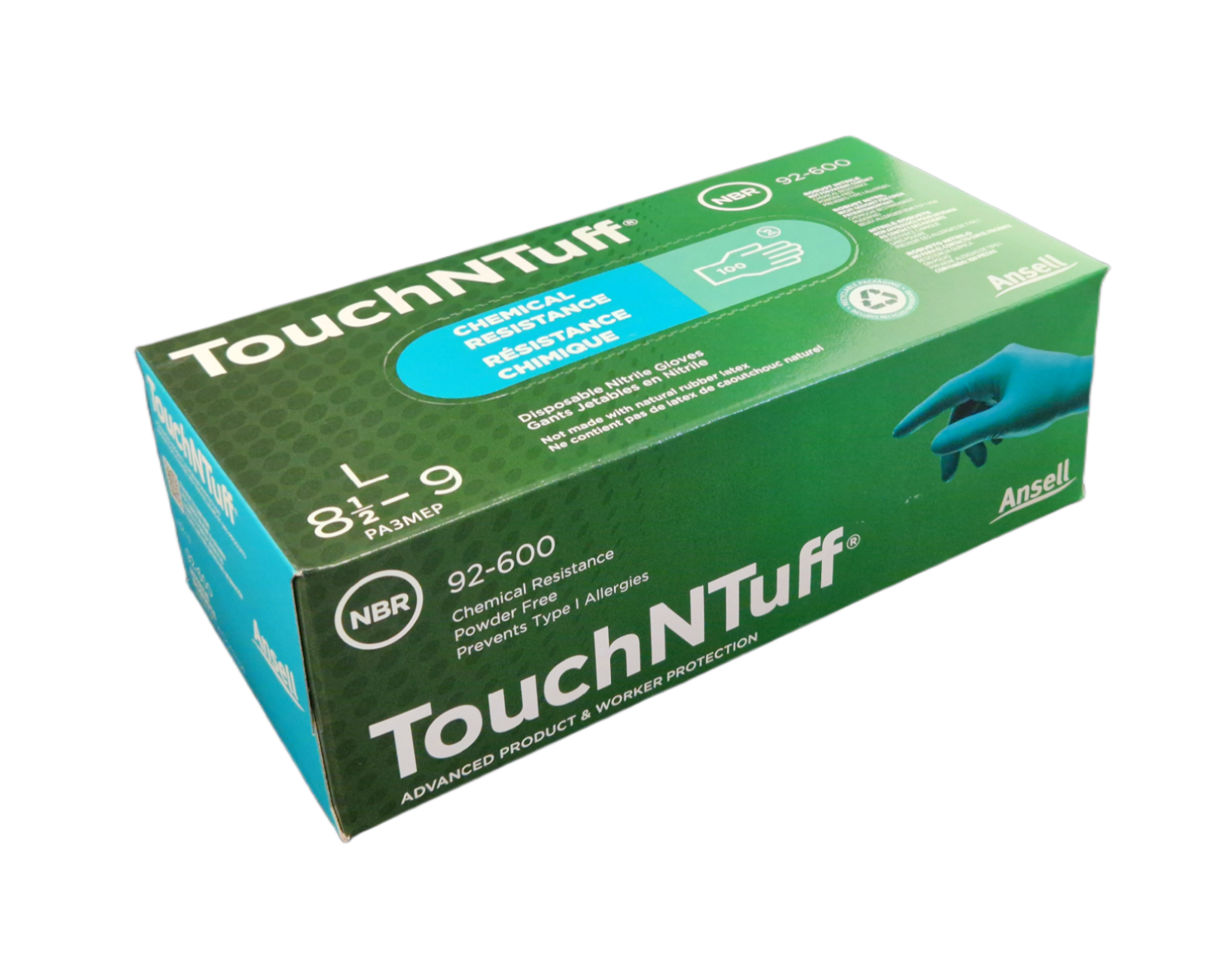 Einwegshandschuhe Nitril TouchNTuff® 92-600 - 100 Stück pro Box