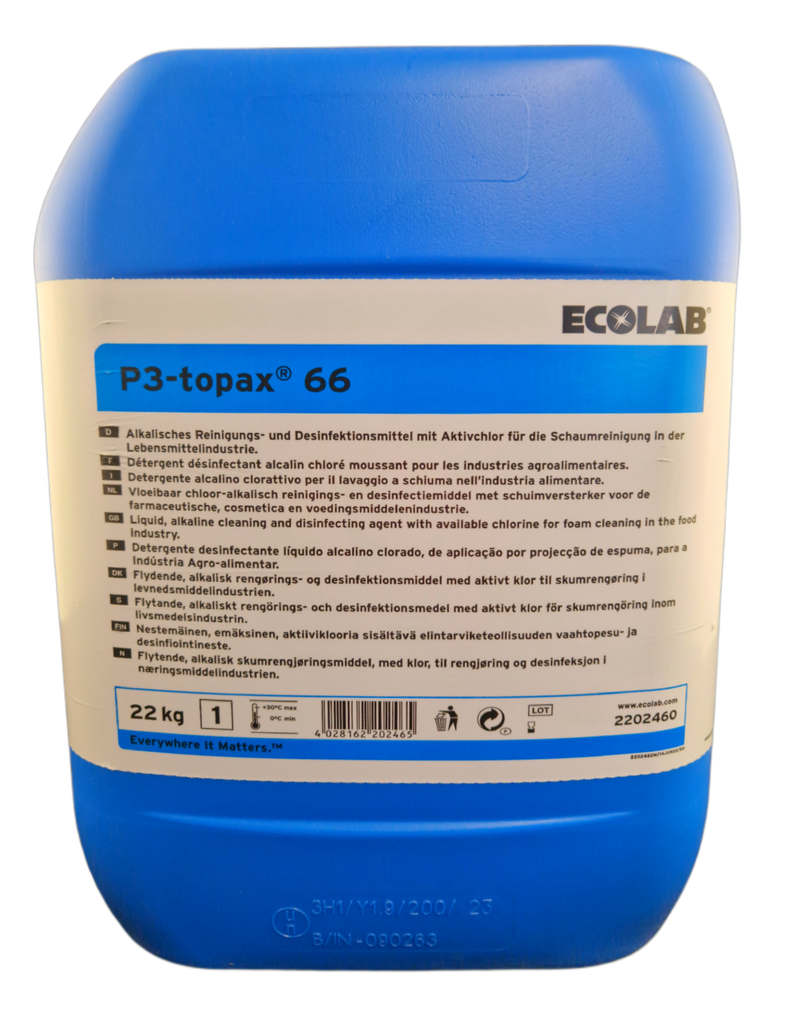 Ecolab - P3-Topax 66 | 22 kg/Kanister