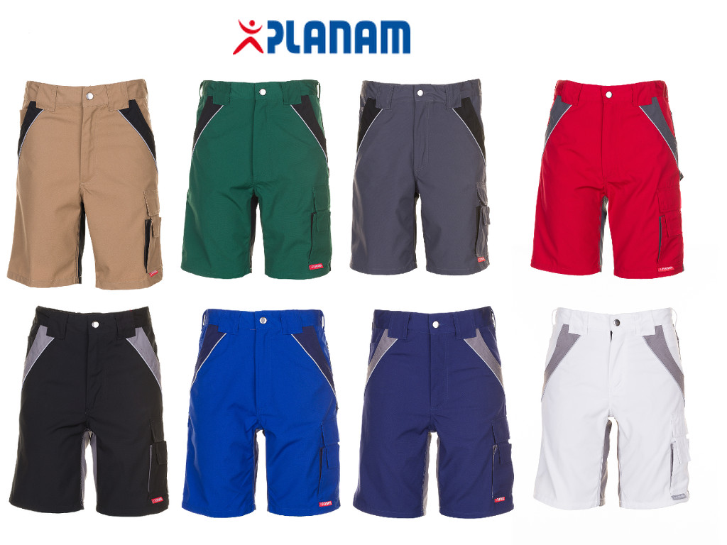 tempplaline_shorts_2540_-_2547 Planam Plaline Shorts kurze Arbeitshose Größe XS - 4XL, in 8 Farben
