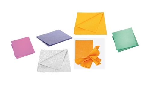 EMCO Vlies Putztücher 10 Kg - Starke 165 G/qm, 38x40 Cm, 10 Kilo Packung